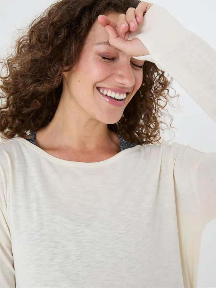 Fat Face Tops and TShirts Natural Cotton Blend Gio Top 8211 Women