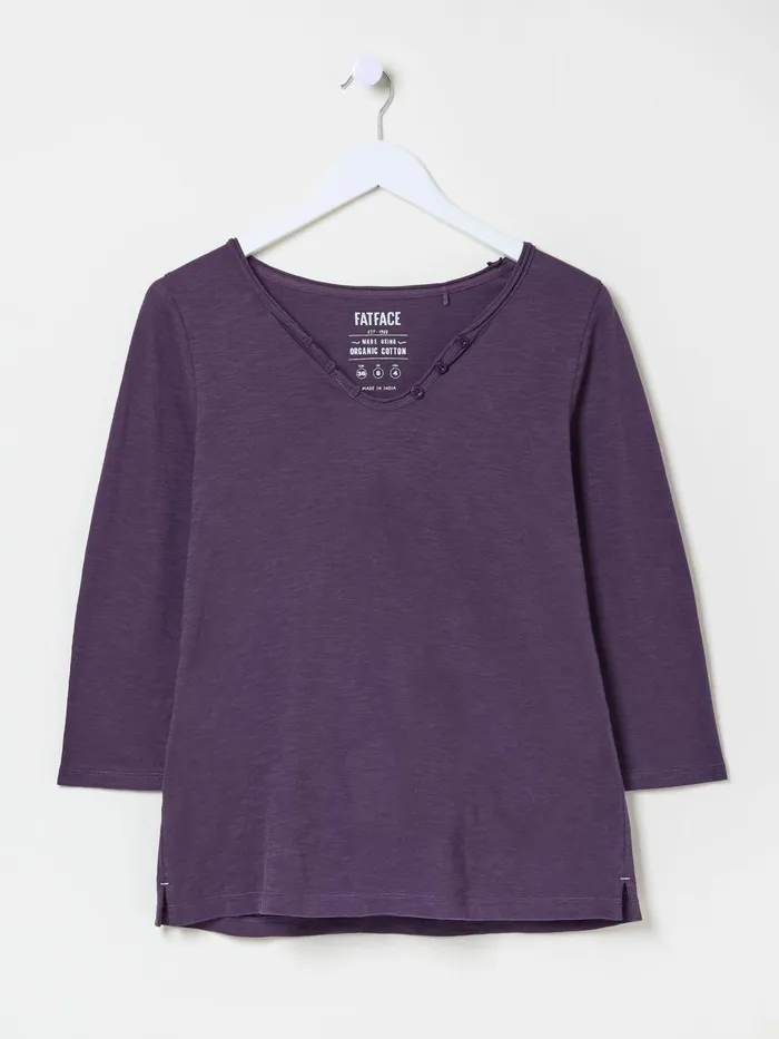 Fat Face Tops and TShirts Purple Porter TShirt 8211 Women