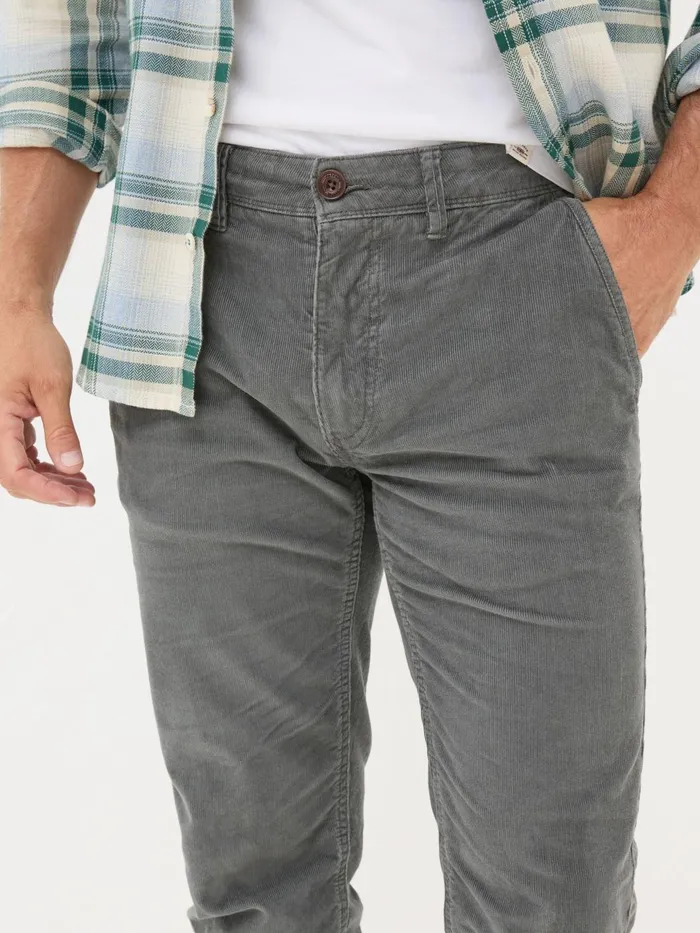 Fat Face Trousers and Chinos Grey Straight Cord Trousers 8211 Men