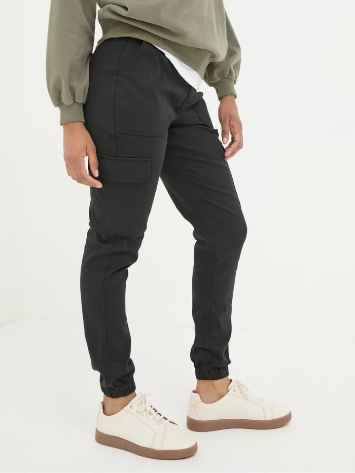 Fat Face Trousers and Leggings Hythe Black Cargo Trousers 8211 Women