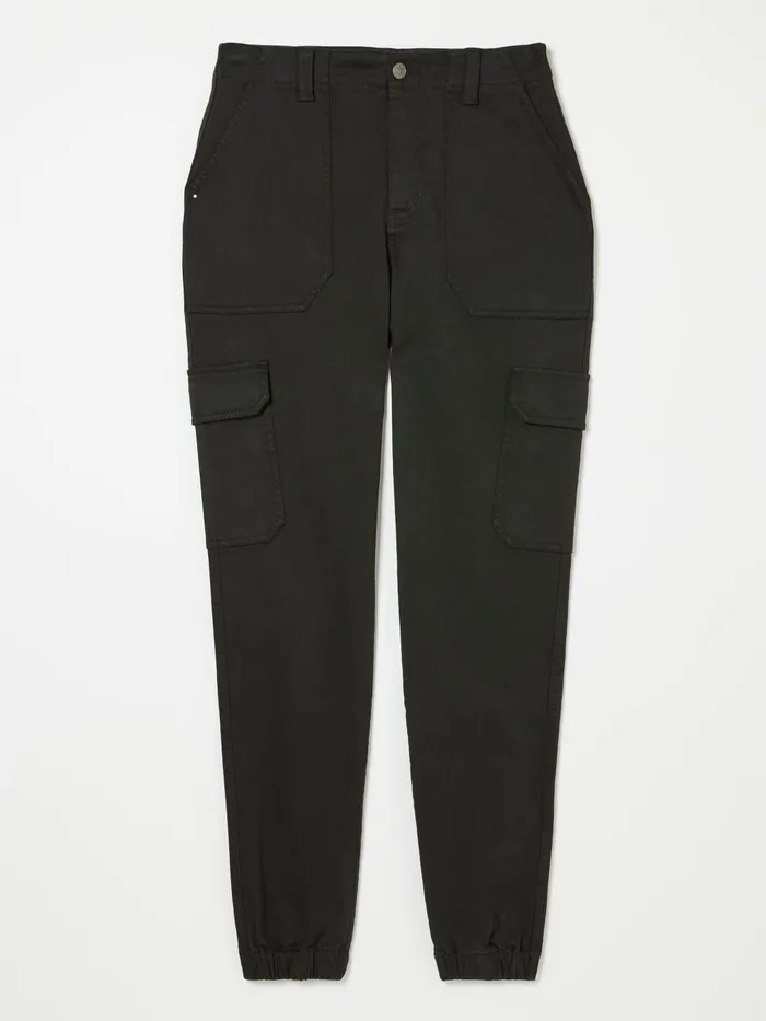 Fat Face Trousers and Leggings Hythe Black Cargo Trousers 8211 Women