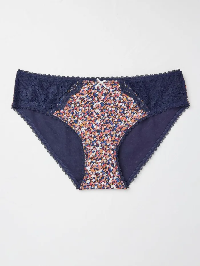Fat Face Underwear Pop Blue Mini Floral Knickers 8211 Women
