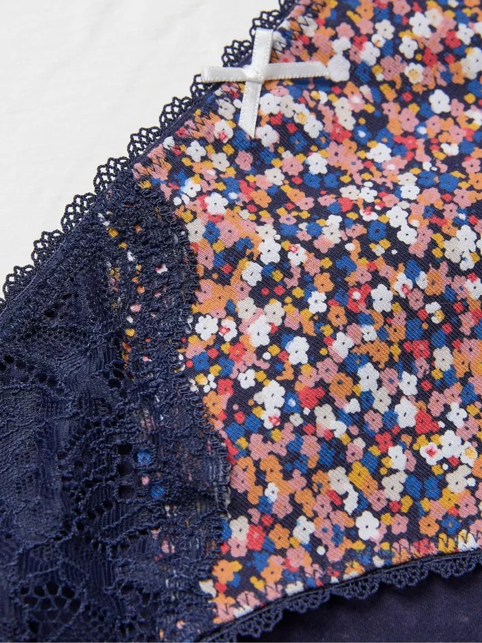 Fat Face Underwear Pop Blue Mini Floral Knickers 8211 Women