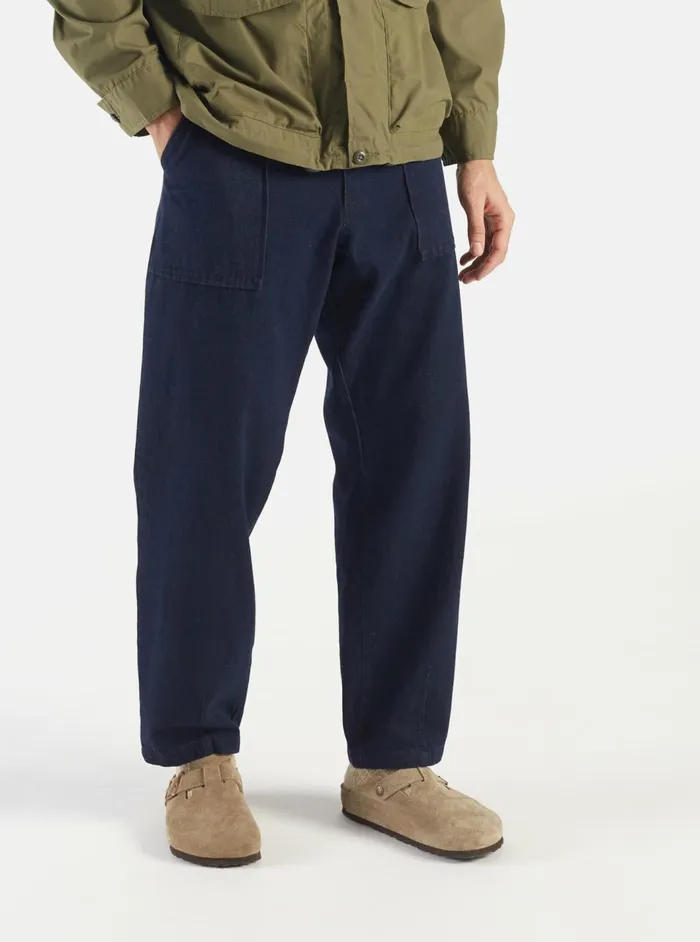 Fatigue Pant In 11oz Indigo Denim Men Universal Works Trousers
