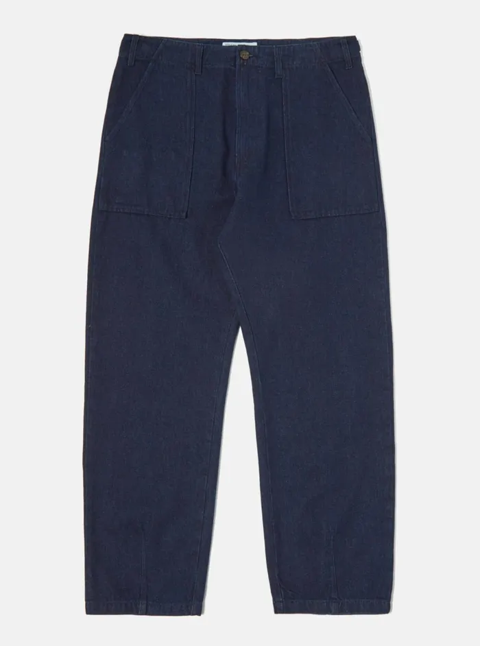 Fatigue Pant In 11oz Indigo Denim Men Universal Works Trousers