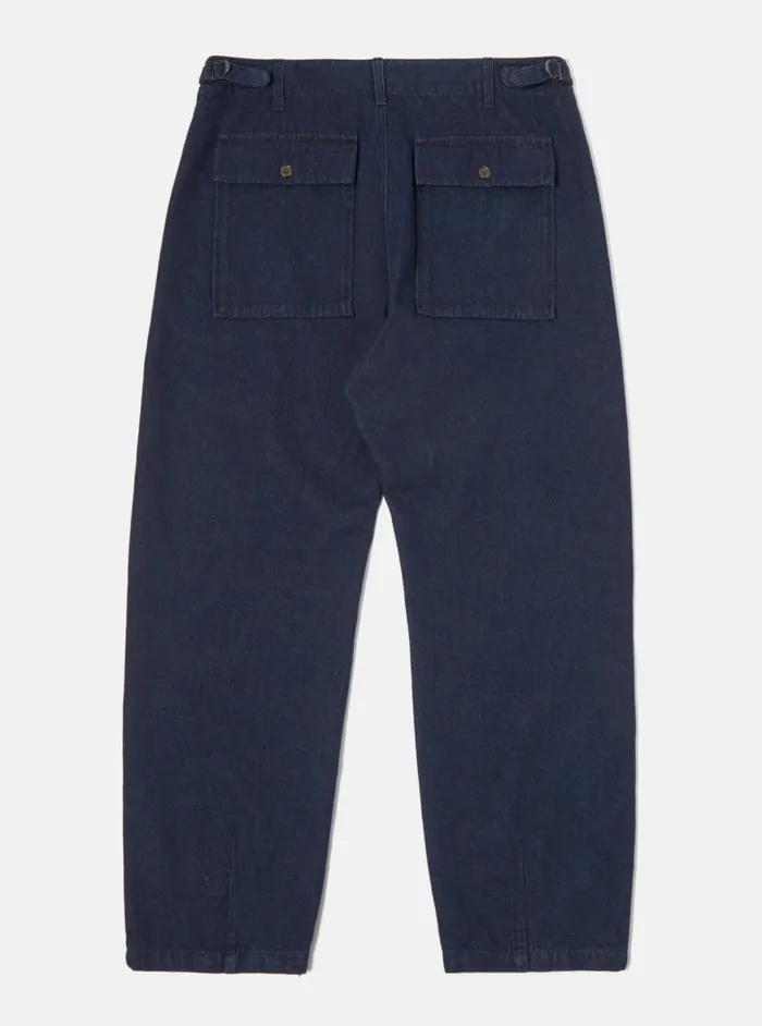 Fatigue Pant In 11oz Indigo Denim Men Universal Works Trousers
