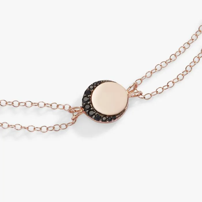 Fine Jewelry Women Alex And Ani Crescent Moon Chain Bracelet 14kt Gold Over Sterling Silver