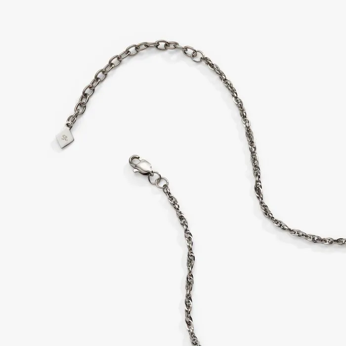 Fine Jewelry Women Alex And Ani Hope Trio Interchangeable Charm Necklace Stainless Steel Silver