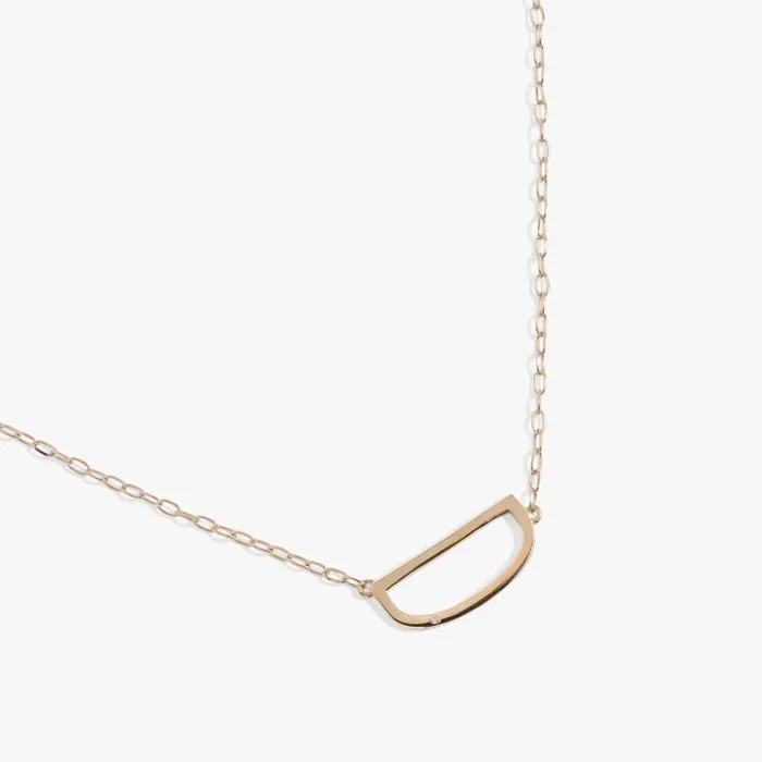 Fine Jewelry Women Alex And Ani Initial D Precious Elongated Necklace Sterling Silver