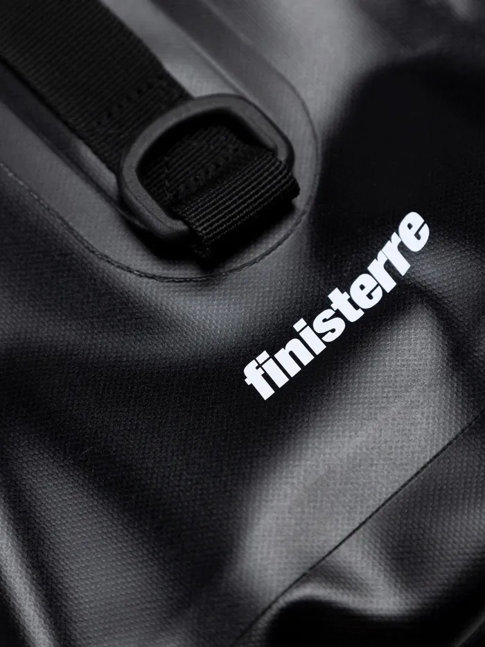 Finisterre Bags MenWomen Drift 20L Waterproof Roll Top Backpack Black