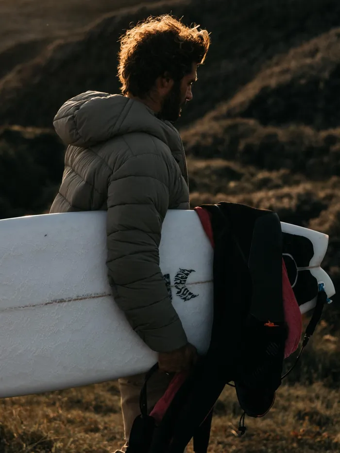 Finisterre Jackets and Coats Men Nebulas Insulated Jacket Willow Green