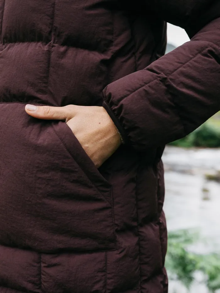 Finisterre Jackets and Coats Women Lapwing Coat Black Cherry