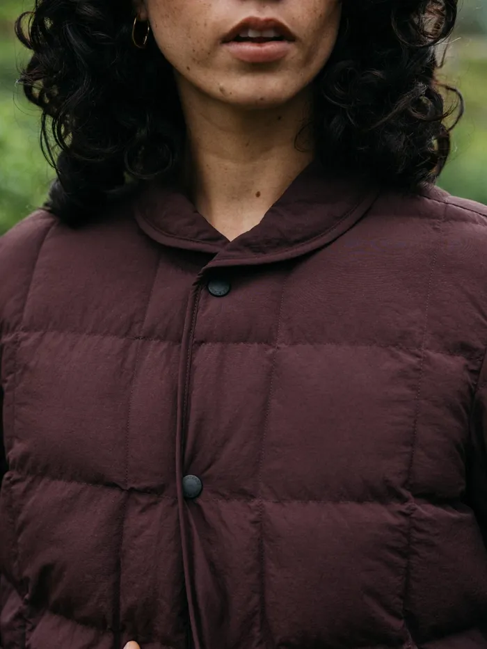 Finisterre Jackets and Coats Women Lapwing Coat Black Cherry
