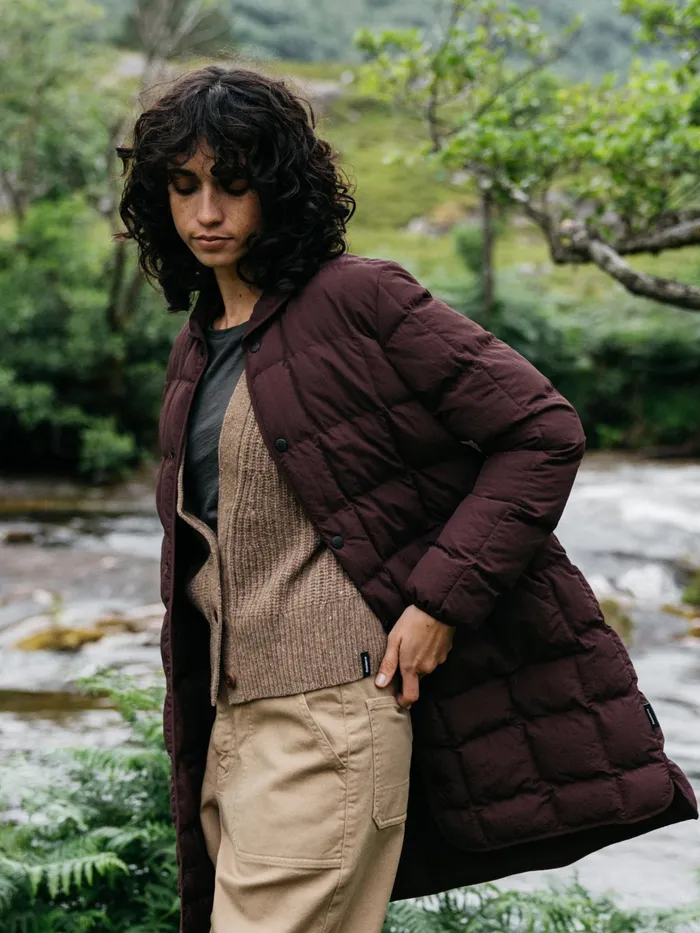 Finisterre Jackets and Coats Women Lapwing Coat Black Cherry