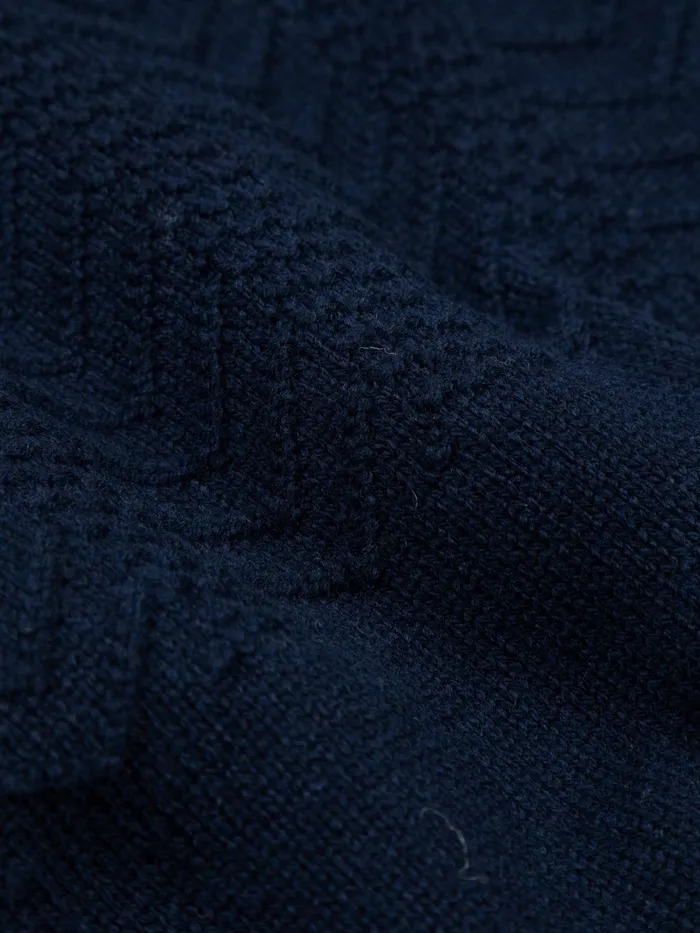 Finisterre Knitwear Women RNLI Polperro Sweater Navy
