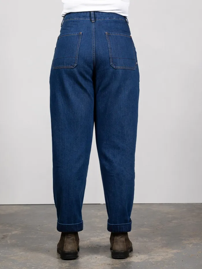 Finisterre Pants Women Yarrel Jean Retro Indigo