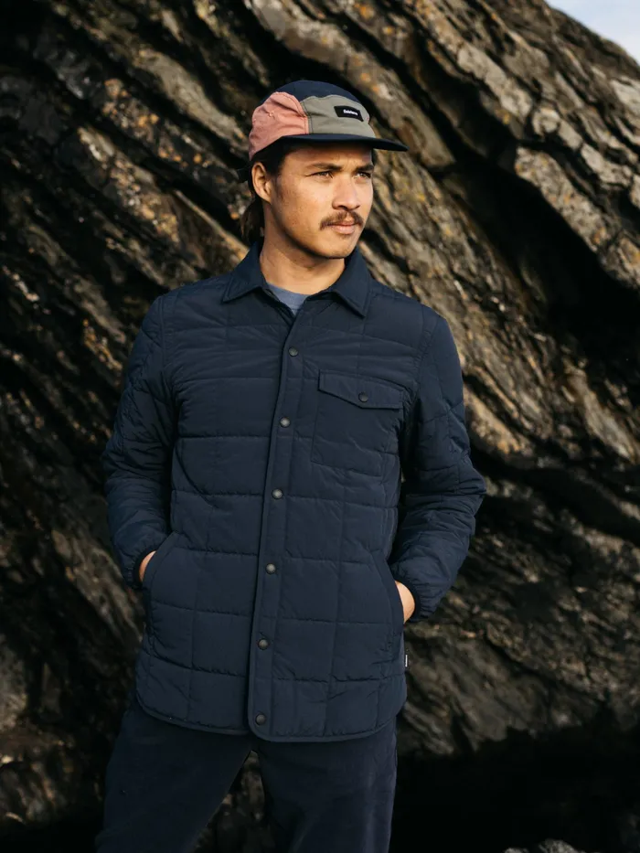 Finisterre Shirts Men Lapwing Shirt Navy