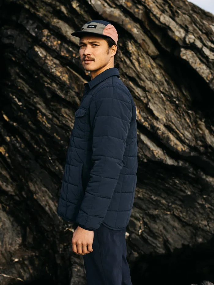 Finisterre Shirts Men Lapwing Shirt Navy