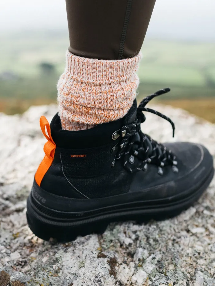 Finisterre Socks MenWomen Kelson Sock Dark Flame Marl