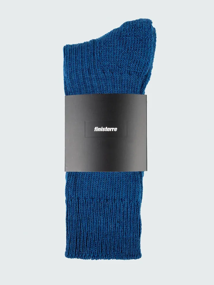 Finisterre Socks MenWomen Ribbed Sock Kingfisher