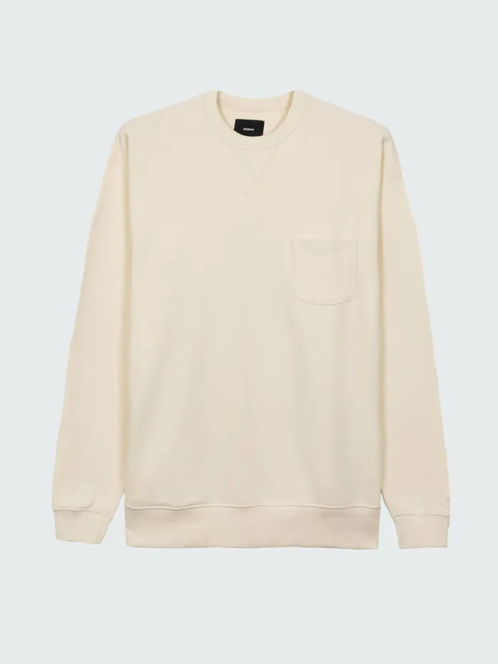 Finisterre Sweaters Men Serpentine Sweatshirt Ecru