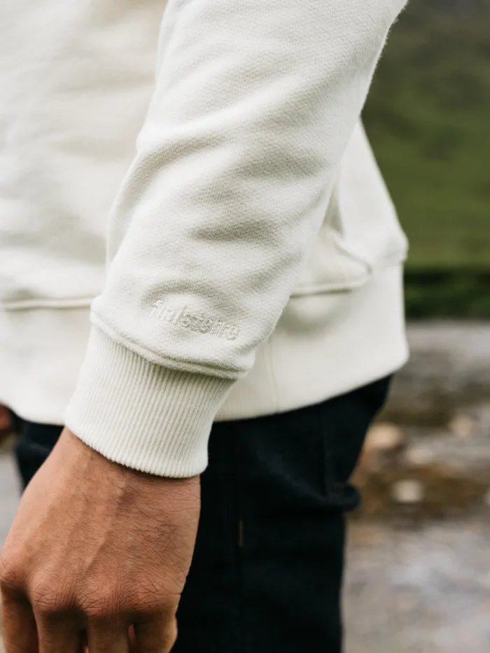 Finisterre Sweaters Men Serpentine Sweatshirt Ecru