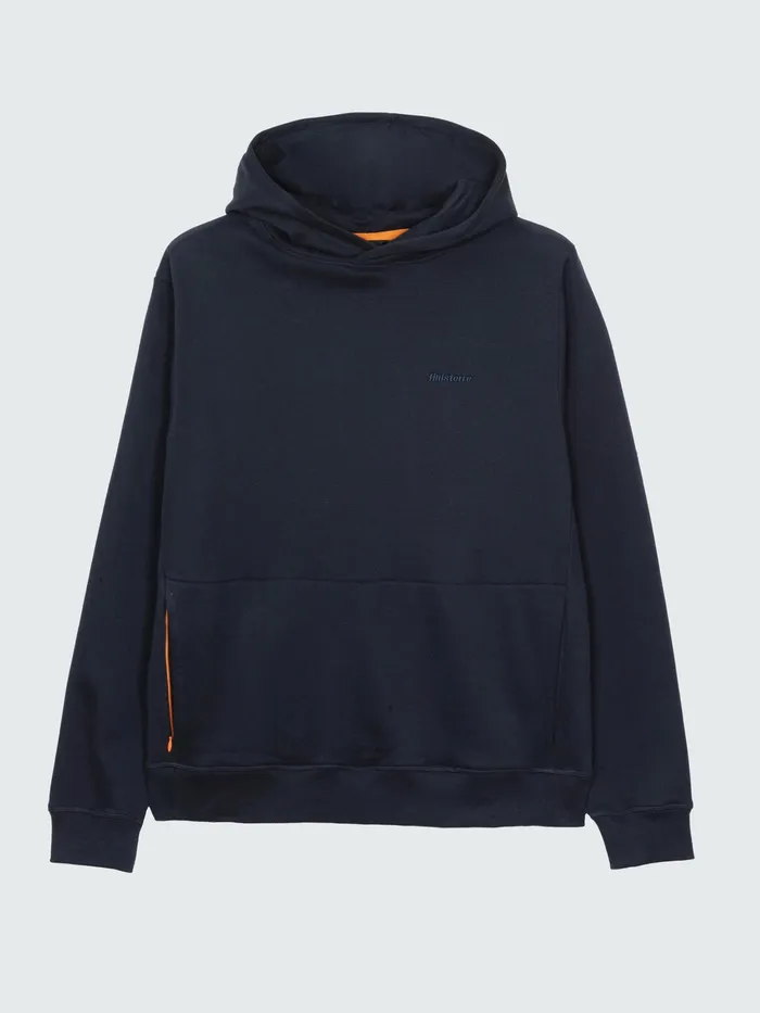 Finisterre Sweaters Men Zawn Hoodie Navy