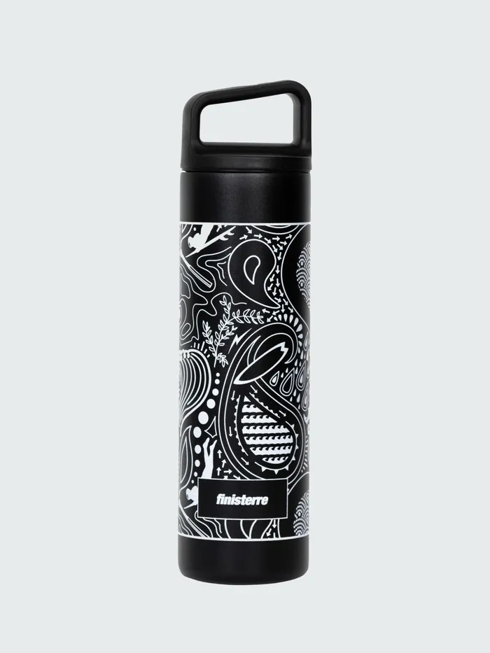 Finisterre Water Bottles MenWomen MiiR 20oz Wide Mouth Bottle Black Paisley
