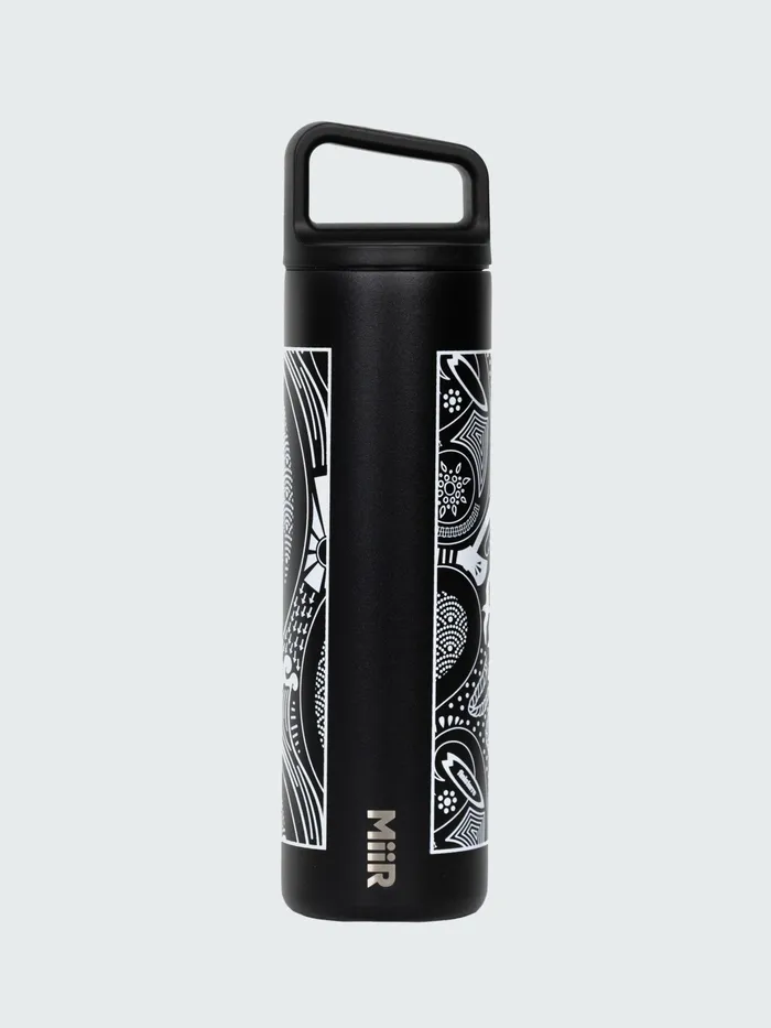 Finisterre Water Bottles MenWomen MiiR 20oz Wide Mouth Bottle Black Paisley