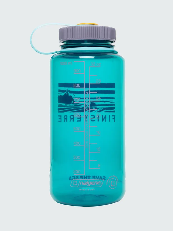 Finisterre Water Bottles MenWomen Nalgene Sustain 1L Wide Mouth Bottle Ocean Storm