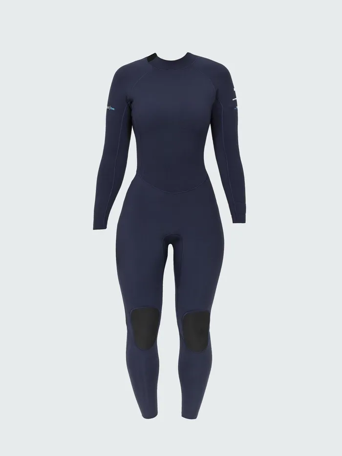 Finisterre Wetsuits Women Nieuwland 32mm Yulex Back Zip Wetsuit Ink Manuka