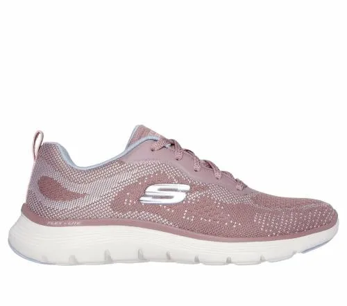 Flex Appeal 50 8211 Cruising Thru Mauve Blue Women SKECHERS Lace Up