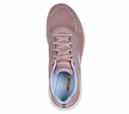 Flex Appeal 50 8211 Cruising Thru Mauve Blue Women SKECHERS Lace Up
