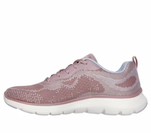 Flex Appeal 50 8211 Cruising Thru Mauve Blue Women SKECHERS Lace Up