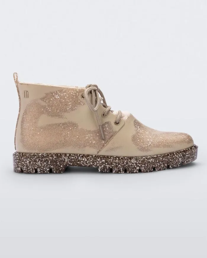 Fluffy Boot Beige Fleckedglitter Women Melissa Boots
