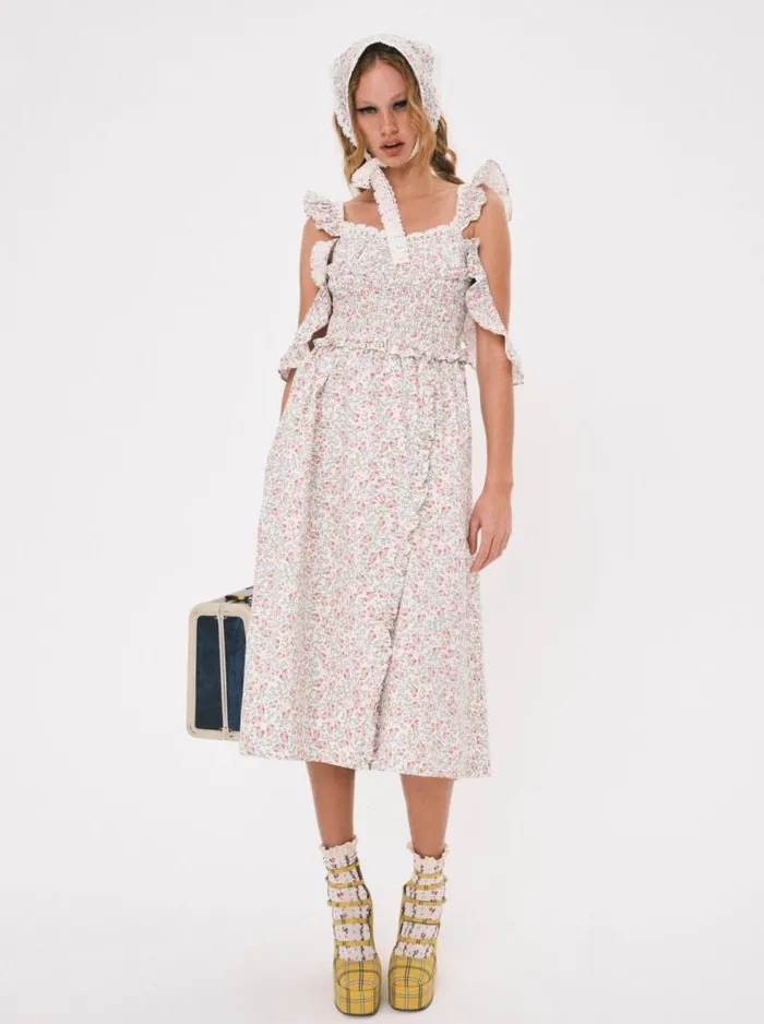 For Love and Lemons Dresses Amalfi Midi Dress Multi 8211 Women