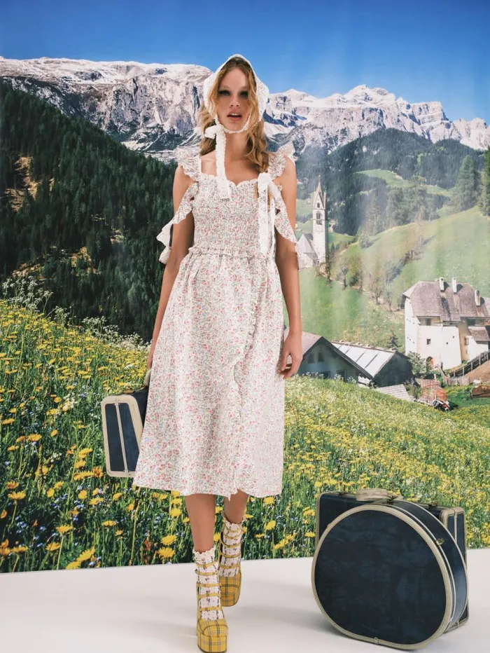 For Love and Lemons Dresses Amalfi Midi Dress Multi 8211 Women For Love and Lemons Dresses Amalfi Midi Dress Multi 8211 Women