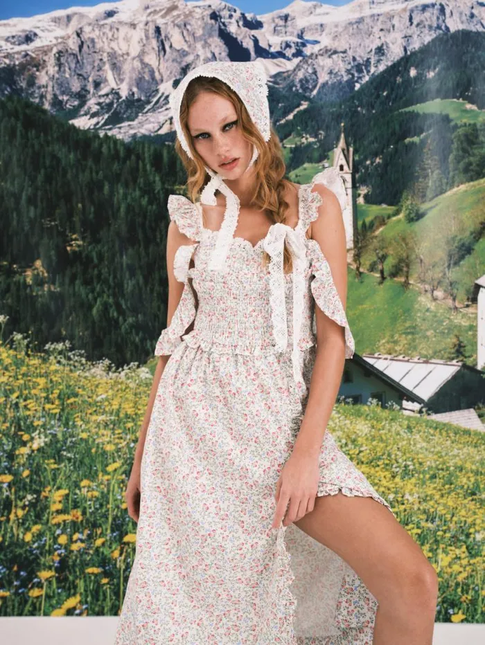 For Love and Lemons Dresses Amalfi Midi Dress Multi 8211 Women For Love and Lemons Dresses Amalfi Midi Dress Multi 8211 Women