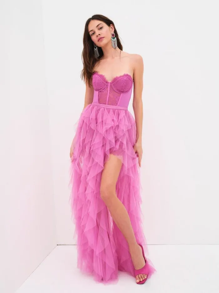 For Love and Lemons Dresses Bustier Gown Pink 8211 Women