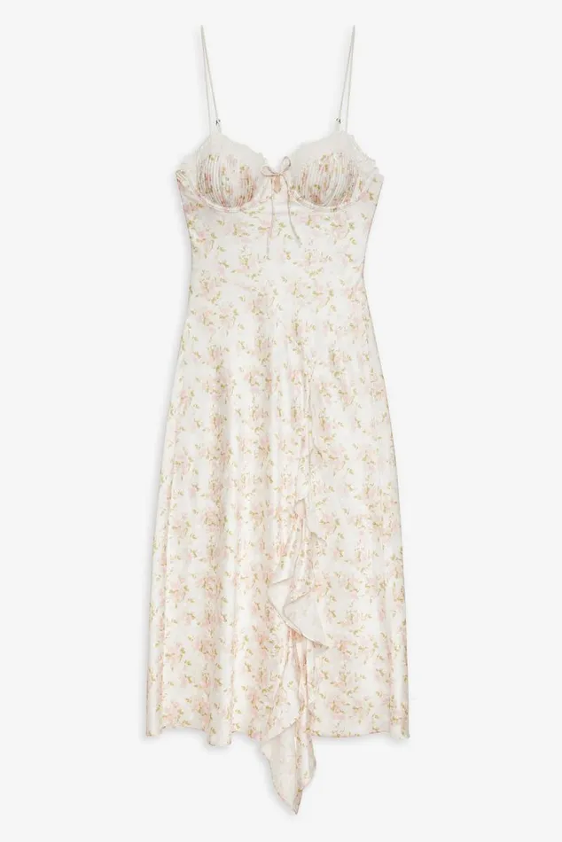 For Love and Lemons Dresses Chania Midi Dress White 8211 Women