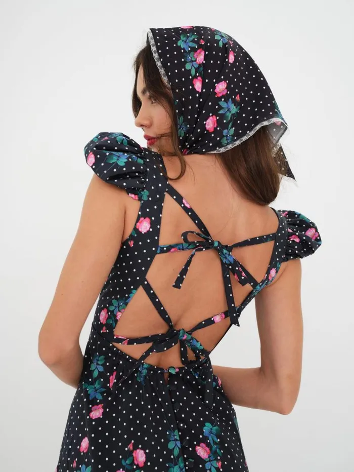 For Love and Lemons Dresses Florentina Midi Dress Black 8211 Women For Love and Lemons Dresses Florentina Midi Dress Black 8211 Women