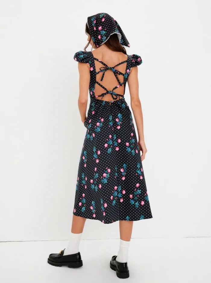 For Love and Lemons Dresses Florentina Midi Dress Black 8211 Women For Love and Lemons Dresses Florentina Midi Dress Black 8211 Women