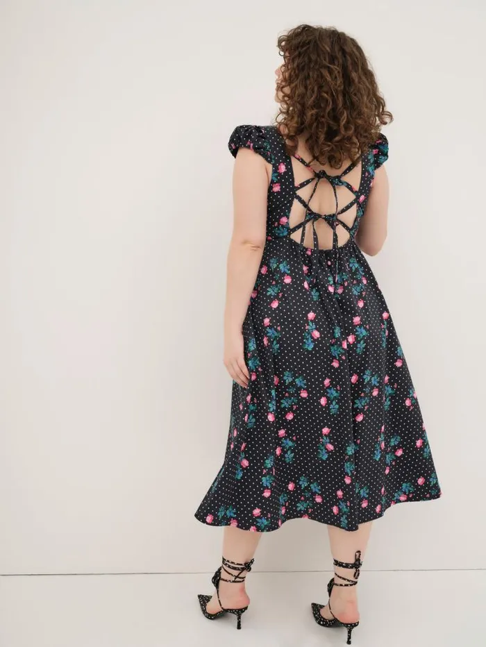 For Love and Lemons Dresses Florentina Midi Dress Black 8211 Women For Love and Lemons Dresses Florentina Midi Dress Black 8211 Women