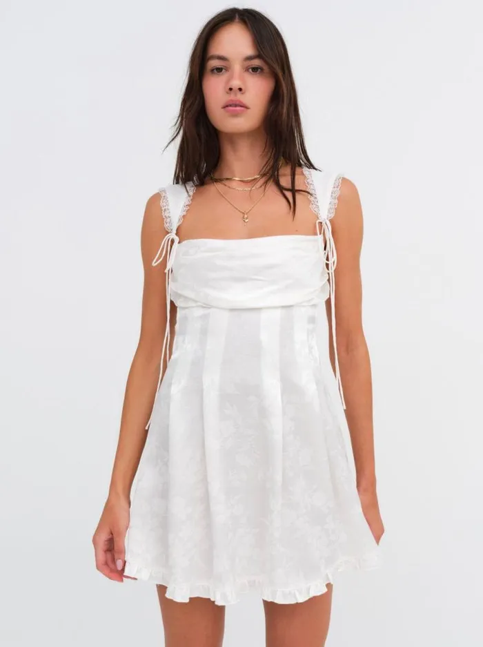 For Love and Lemons Dresses Holland Mini Dress White 8211 Women