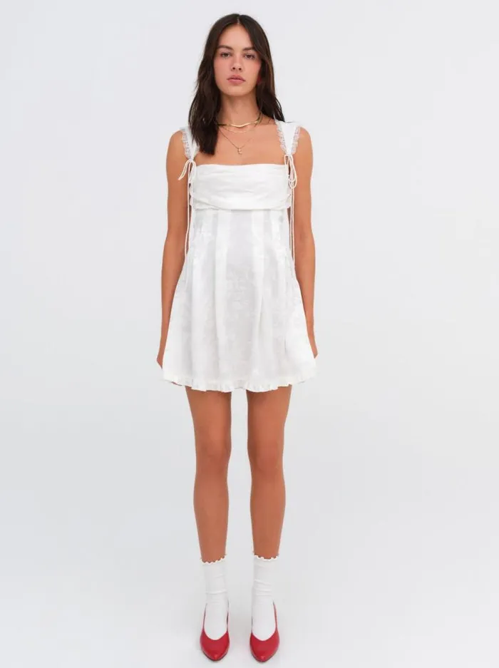 For Love and Lemons Dresses Holland Mini Dress White 8211 Women