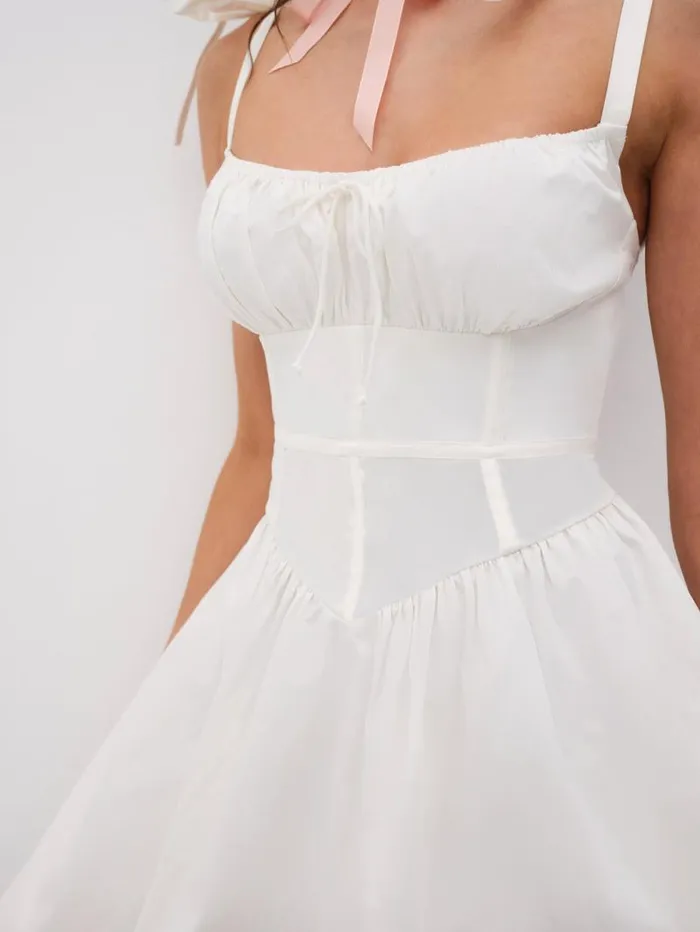 For Love and Lemons Dresses Jessie Mini Dress White 8211 Women