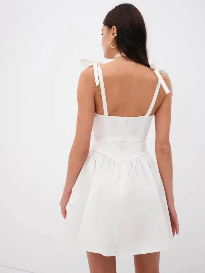 For Love and Lemons Dresses Jessie Mini Dress White 8211 Women
