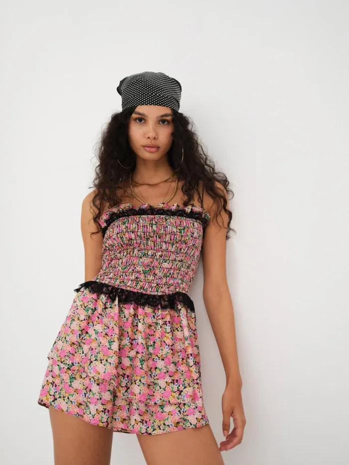 For Love and Lemons Dresses Juanita Mini Dress Multi 8211 Women