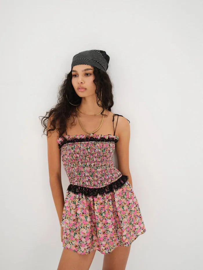 For Love and Lemons Dresses Juanita Mini Dress Multi 8211 Women For Love and Lemons Dresses Juanita Mini Dress Multi 8211 Women