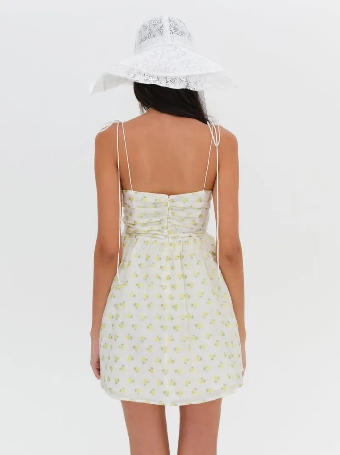 For Love and Lemons Dresses Kiela Mini Dress Yellow 8211 Women For Love and Lemons Dresses Kiela Mini Dress Yellow 8211 Women